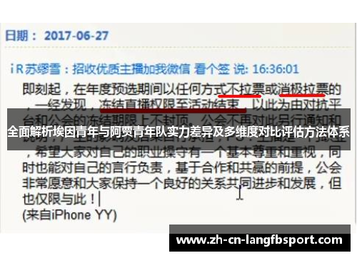 全面解析埃因青年与阿贾青年队实力差异及多维度对比评估方法体系